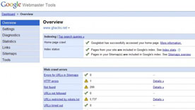 Google Webmaster Tools    -    